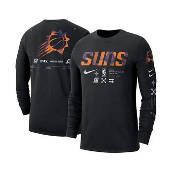 商品NIKE | Men's Black Phoenix Suns Essential Air Traffic Control Long Sleeve T-shirt,商家Macy's,价格¥269图片