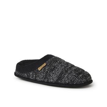 Dear Foams | Men's Asher Quilted Marled Knit Clog Slippers商品图片,