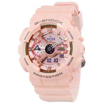 商品G-Shock Digital Dial Pink Resin Ladies Watch GMAS110MP-4A1图片