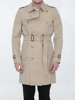 男士休闲burberry风衣, Burberry | Kensington Heritage trench coat商品图片 7.1折
