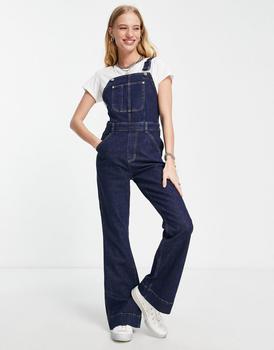 topshop joni, Topshop | Topshop Joni flare denim jumpsuit in indigo商品图片 7.4折