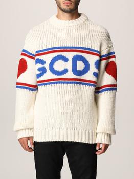 推荐Gcds ribbed sweater in alpaca wool blend商品