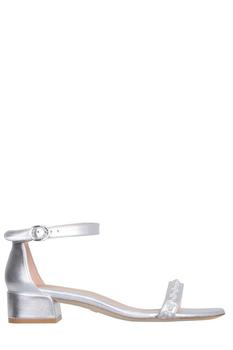 stuart weitzman凉鞋马丁靴, Stuart Weitzman | Stuart Weitzman Nudist Embellished Buckled Sandals商品图片 4.7折