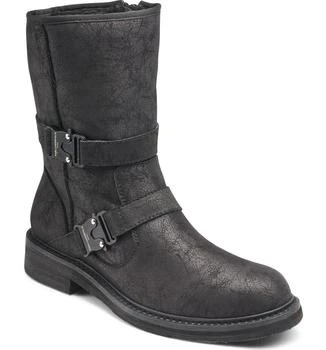 Karl Lagerfeld Paris | Faux Shearling Lined Double Buckle Boot 5.6折