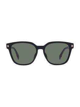推荐55MM Square Polished Sunglasses商品