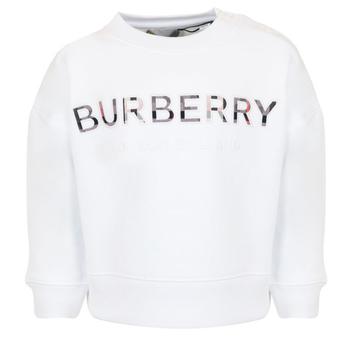 burberry卫衣, Burberry | White Mini Eugene Sweatshirt商品图片 7折×额外9折, 额外九折