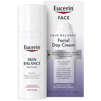 Eucerin | Skin Balance Facial Day Cream 第2件5折, 满免