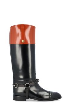 Gucci | Gucci Horsebit Round Toe Knee-High Boots商品图片,7.1折