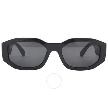 Versace Dark Gray Geometric Unisex Sunglasses VE4361 542287 53