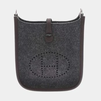 推荐Hermes Evelyn TPM Gray Brown U Engraved (around 2022) Women's Felt Shoulder Bag商品