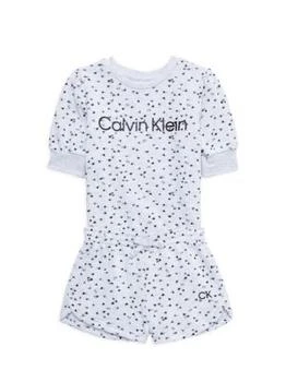 Calvin Klein | Little Girl’s 2-Piece Sweatshirt & Shorts Set 2.7折