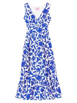kate spade连衣裙, Kate Spade | Zig Zag Floral Maxi Dress商品图片 6折
