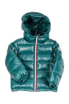 推荐Moncler New Aubert Down Jacket With Hood And Logo On The Sleeve In Real Goose Down商品