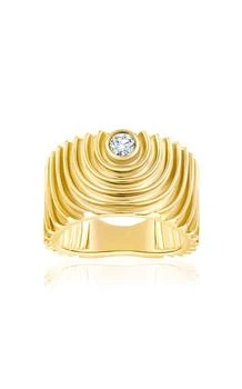 Almasika | Almasika - 18k Yellow Gold Universum Band Ring - Gold - US 8 - Moda Operandi - Gifts For Her,商家Fashion US,价格¥35662