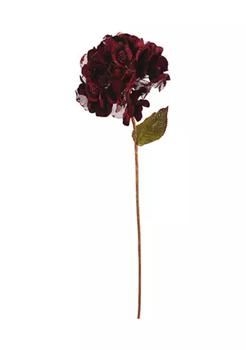 推荐Burgundy Velvet Hydrangea Christmas Pick商品