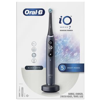商品Oral-B | iO Series 7 Electric Toothbrush with 2 Brush Heads,商家Walgreens,价格¥1682图片