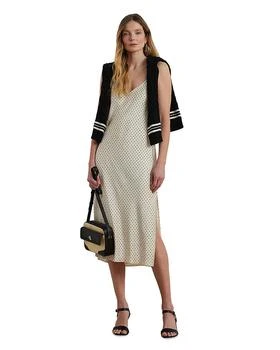 Ralph Lauren | Polka Dot Satin Charmeuse Slip Dress,商家Bloomingdale's,价格¥703