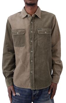 Brixton怎么样, Brixton | Bowery Corduroy L/S Flannel - Military Olive/Mermaid商品图片 