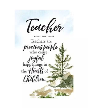Dexsa | Teachers are Woodland Grace Series Wood Plaque with Easel, 6" x 9",商家Macy's,价格¥247