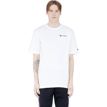 推荐Embroidered Script Logo T-Shirt - White商品