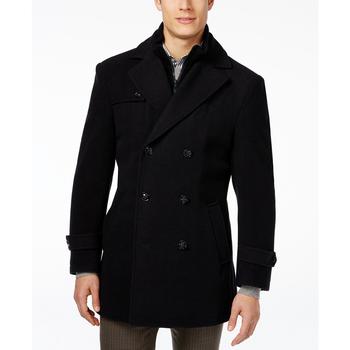 商品经典羊毛混纺双排扣男士呢外套,商家Macy's,价格¥3614图片