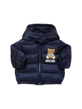 推荐Printed Nylon Puffer Jacket W/logo商品