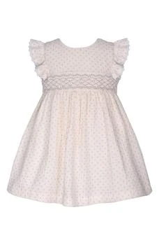 Iris & Ivy | Polka Dot Ruffle Cotton Party Dress,商家Nordstrom Rack,价格¥113