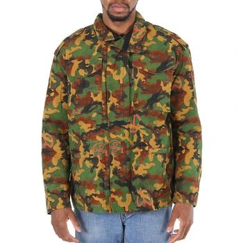 Off-White | Multicolor Camouflage Padded Field Jacket,商家Jomashop,价格¥5808