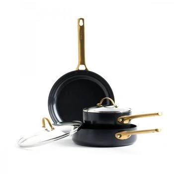 Greenpan | Greenpan Padova Reserve 5 Piece Cookware Set, Black,商家Premium Outlets,价格¥2458