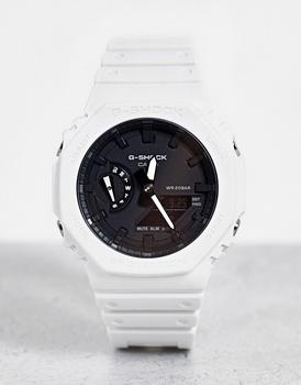 product Casio G Shock unisex silicone watch in white GA-2100 image