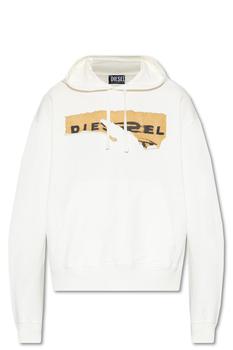 Diesel | Diesel S-Macs Logo Printed Hoodie商品图片,6.7折