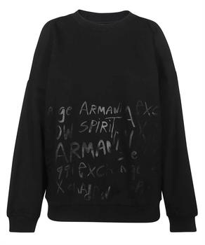 Armani Exchange | Armani Exchange COLD SHOULDER ORGANIC COTTON Sweatshirt商品图片,