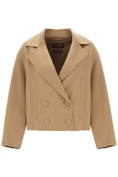 Max Mara | celso cropped peacoat,商家Coltorti Boutique,价格¥2628