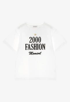 Dolce & Gabbana | Girls 2000 Fashion Moment Print T-shirt,商家Thahab,价格¥2324