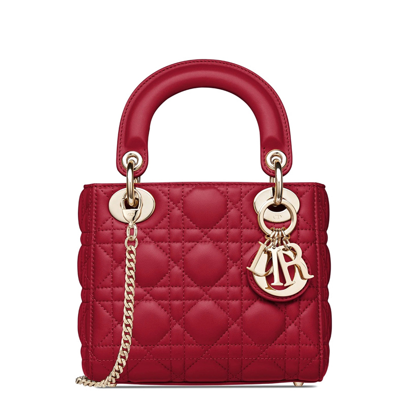 迪奥手提包, Dior | DIOR/迪奥 LadyDior新款女士三格藤格纹羊皮金链手提单肩包商品图片 8折×额外9.5折, 包邮包税, 额外九五折