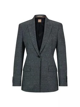 推荐Slim-Fit Jacket in Italian Slub Wool-Blend Twill商品