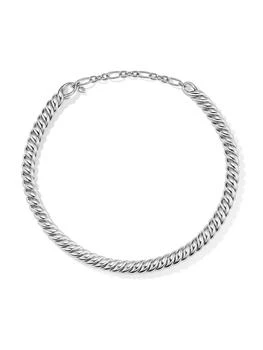 David Yurman | Sculpted Cable Necklace in Sterling Silver, 8.5MM,商家Saks Fifth Avenue,价格¥12002