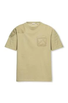 Burberry | Burberry Panelled Short Sleeved Crewneck T-Shirt 6.8折