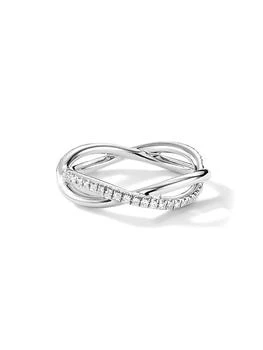 David Yurman | Infinity Band Ring in Platinum,商家Saks Fifth Avenue,价格¥15753