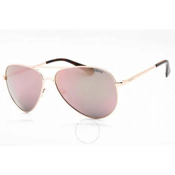 Polaroid | Polarized Red Gold Multilayer Pilot Unisex Sunglasses PLD 6012/N/NEW 0DDB/JQ 62 2.9折, 满$200减$10, 满减