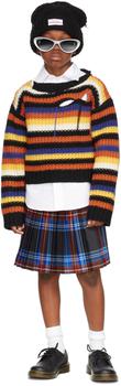 Charles Jeffrey Loverboy真假, Charles Jeffrey Loverboy | SSENSE Exclusive Kids Multicolor Slash Stripe Sweater商品图片 3折