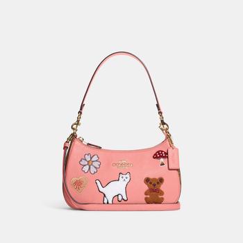 Coach品牌, 商品Coach Outlet Teri Shoulder Bag With Creature Patches, 价格¥1027图片