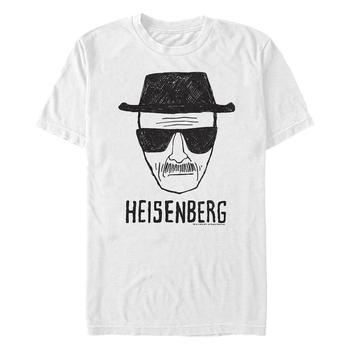 推荐Men's Heisenberg Head Shot Sketch Short Sleeve T- shirt商品