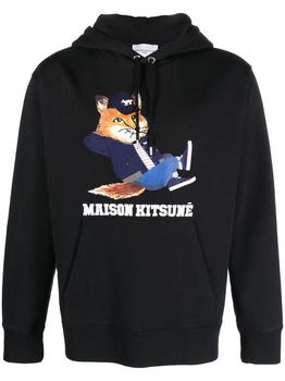 Maison Kitsune | MAISON KITSUNÉ graphic-print hoodie商品图片,