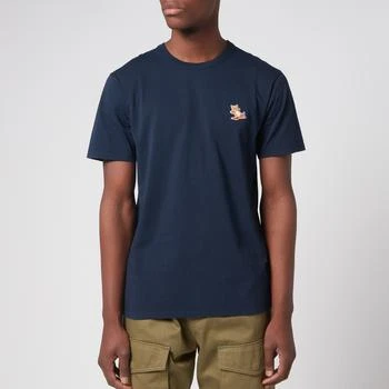 推荐Maison Kitsuné Chillax Fox Patch Classic T-Shirt - Navy商品