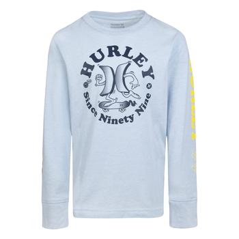 Hurley | Long Sleeve Graphic T-Shirt (Little Kids)商品图片,