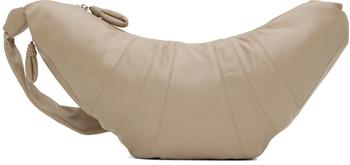 了解lemaire bag, Lemaire | Taupe Large Croissant Shoulder Bag商品图片 