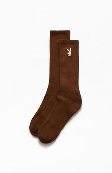 product By PacSun Embroidered Logo Crew Socks image