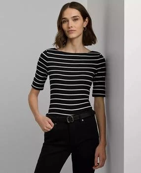 Ralph Lauren | Striped Boatneck Top,商家Macy's,价格¥259