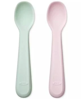 OXO | TOT 2-Pack Flexible Silicone Feeding Spoons,商家Macy's,价格¥89